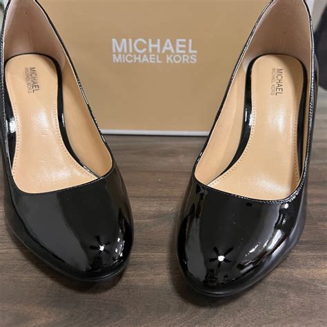 ashby pump michael kors|michael michael kors ashby flex pump black patent.